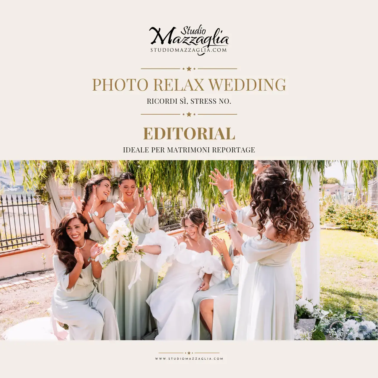 pacchetto foto matrimonio editoriale reportage