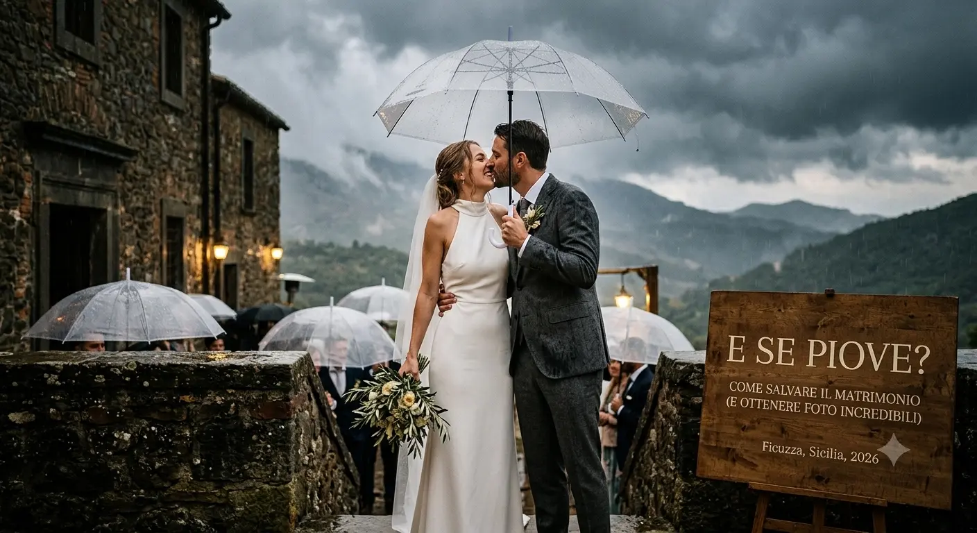 e se al matrimonio piove che si fà con le foto?